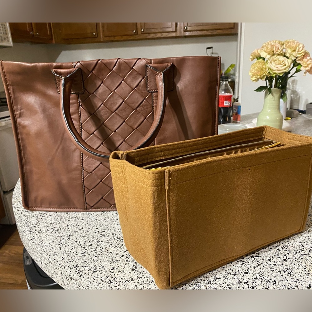 Vince Camuto Brown Leather Tote